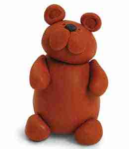 brown bear craft photo 260 FF0306CLAYA12