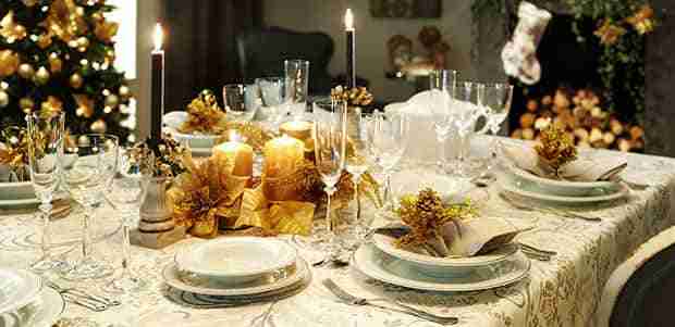 decorar mesa navidad