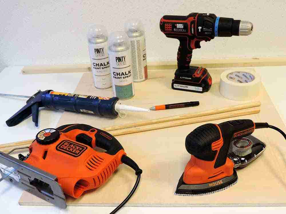 materiales de bricolaje